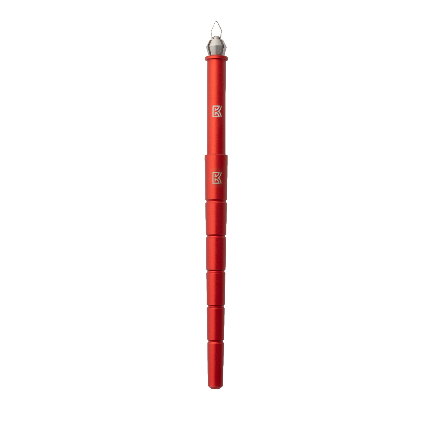 red pottery carving tool with a metal tip