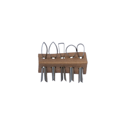 5-Piece Dragonfly Tool Variety Arc Carving Blade Pack