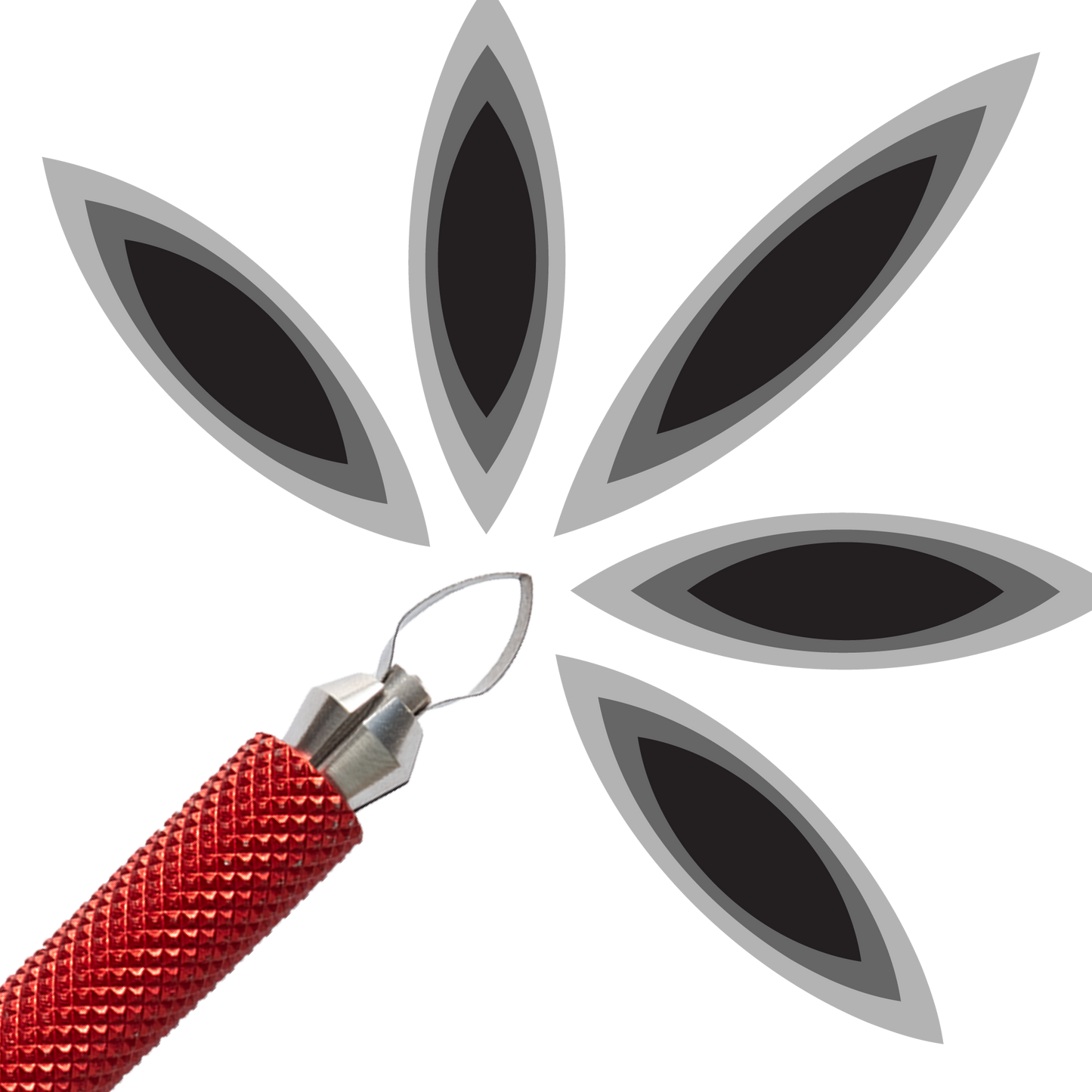 5-Piece Dragonfly Tool Variety Arc Carving Blade Pack